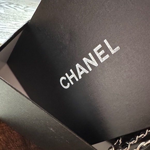 CHANEL Black Quilted Flap Shoulder Bag with Silver Hardware - Picture 8 of 8